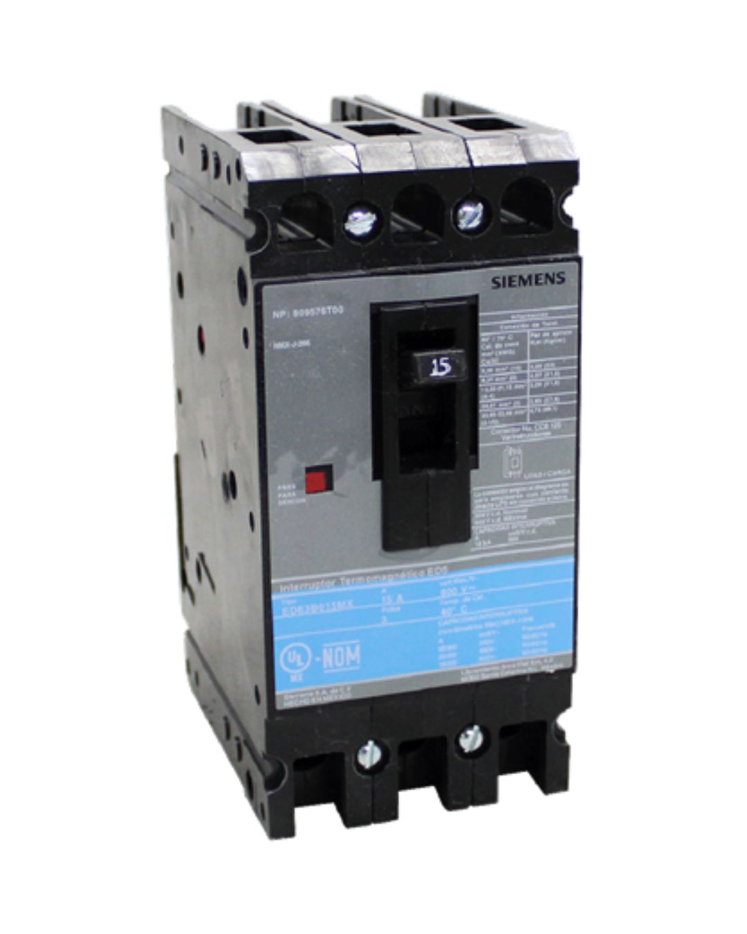 Interruptor Termomagnético 3P 15A - ED63B015MX