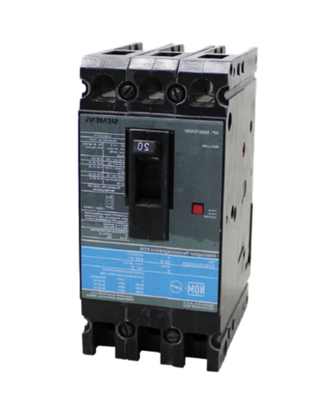 Interruptor Termomagnético 3P 20A - ED63B020MX - Imagen 3
