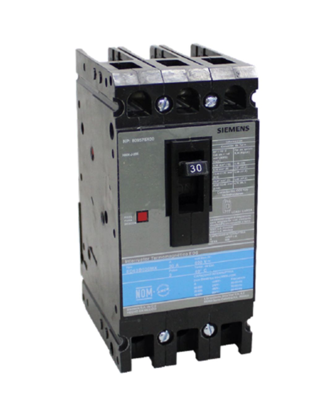 Interruptor Termomagnético 3P 30A - ED63B030MX