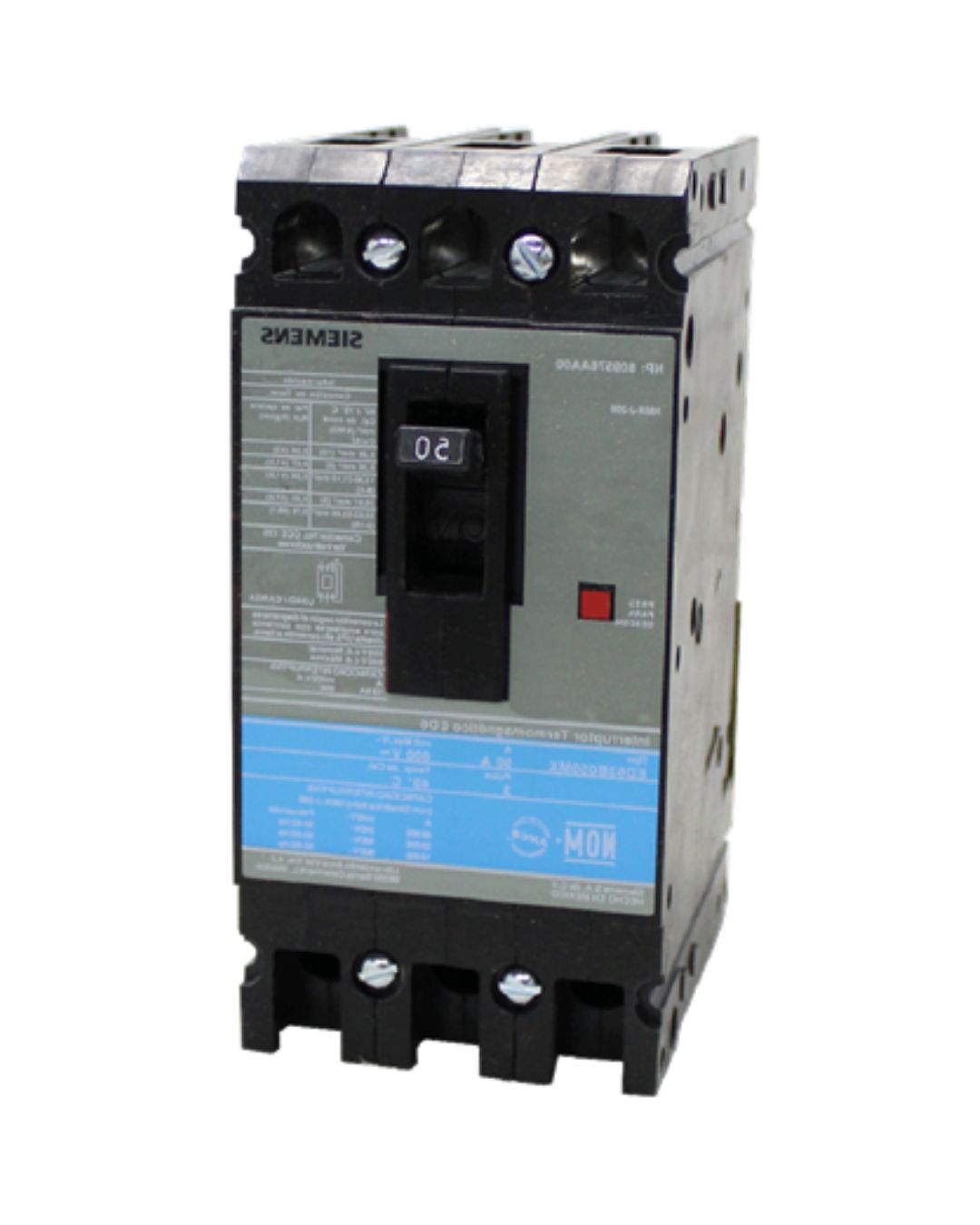 Interruptor Termomagnético 3P 50A - ED63B050MX - Imagen 3