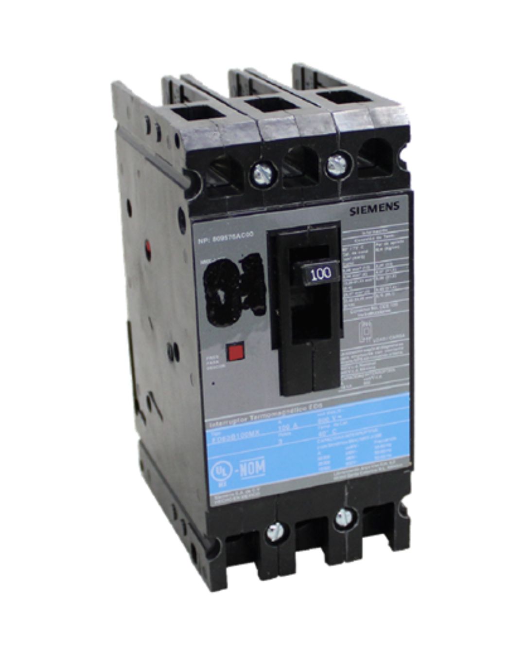 Interruptor Termomagnético 3P 100A - ED63B100MX